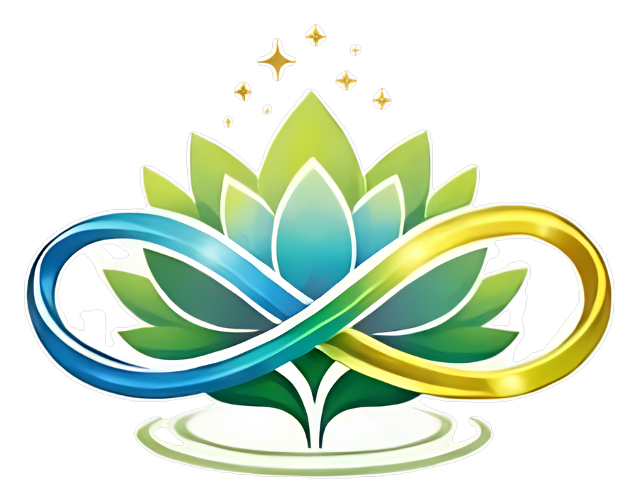 Ananta Arogyam lotus & infinity emblem